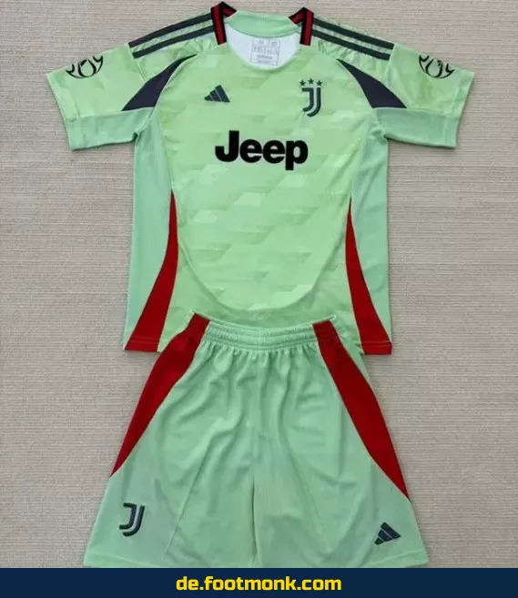 Juventus Kinder Trikot 2025/2026 – Grünes Fußballtrikot für Jungen & Mädchen | Günstige Vereinstrikots | Nike/Adidas