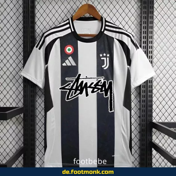 Juventus Stussy Heimtrikot 2024/2025 – Authentisches Fußballtrikot für Herren & Damen | Günstige Fussballtrikots online kaufen