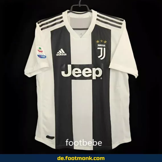 Juventus Vintage Heimtrikot 2018/2019 – Authentisches Fußballtrikot Herren/Damen/Kinder – Retro Vereinstrikot von adidas – Jetzt günstig online kaufen