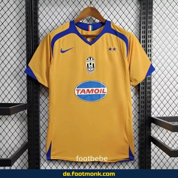 Juventus Vintage Trikot 2005/2006 – Drittes Trikot – Retro Fußballtrikot Herren/Damen – Authentisches Vereinstrikot – Limitierte Edition