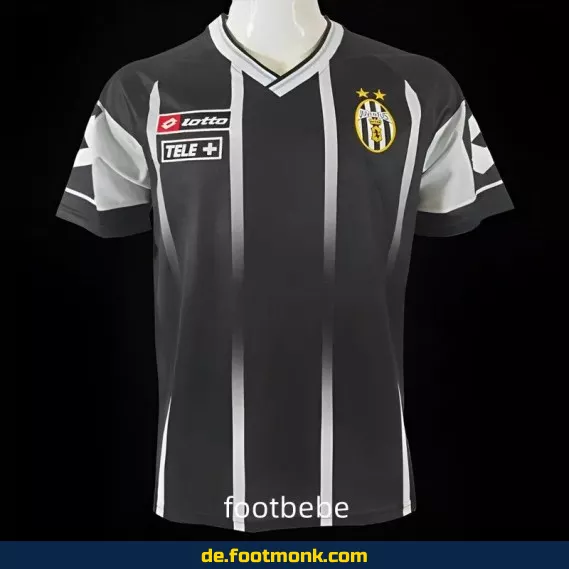 Juventus Vintage Trainings-Trikot von Lotto (2000/2001) – Retro Fußballtrikot Herren – Authentisches Vereinstrikot – Fussballtrikots günstig kaufen