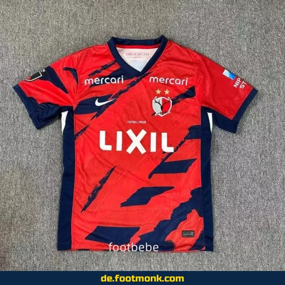 Kashima Antlers Heimtrikot 2025/2026 – Rot | Authentisches Fußballtrikot | Herren, Damen & Kinder | Jetzt günstig online kaufen