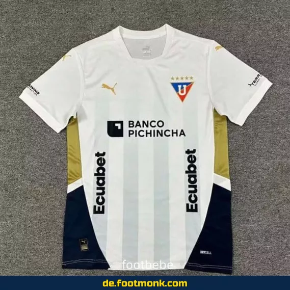 Authentisches LDU Quito Heimtrikot 2025/2026 – Weißes Fußballtrikot für Herren (auch Damen & Kinder) | Günstig online kaufen | Personalisierbar