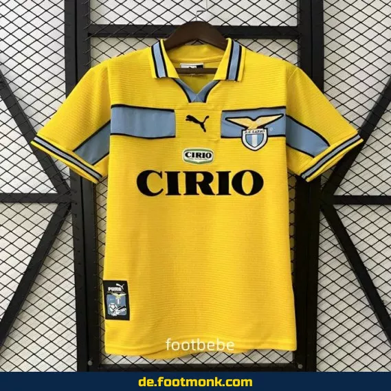 **Lazio Vintage Trikot 1998/99 Auswärts – Retro Fußballtrikot Herren/Damen**