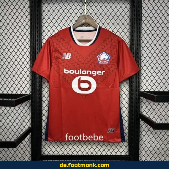 Lille OSC Heimtrikot 2024/2025 rot – Offizielles Fußballtrikot für Herren, Damen & Kinder | Günstig kaufen | Authentisches Vereinstrikot | Nike/Adidas | Personalisierbar mit Nummer & Name