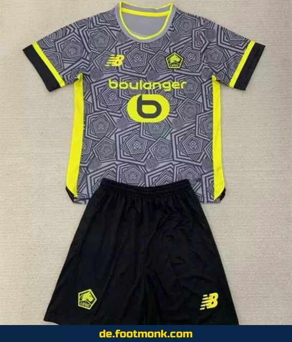 Lille OSC Kinder Fußballtrikot 2024/2025 Auswärts – Günstige Fussballtrikots für Kinder