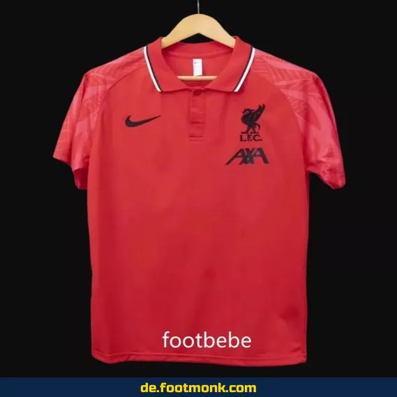 Liverpool FC Heimtrikot 2023/2024 Herren Polo Rot – Offiziell lizenziert | Fußballtrikot günstig kaufen