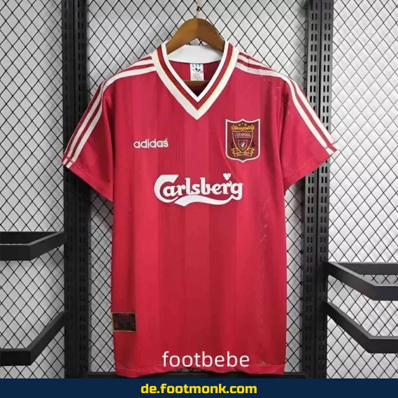 Liverpool Vintage Trikot 1995/96 Heim rot – Retro Fußballtrikot Herren/Damen/Kinder | Authentisches Vereinstrikot