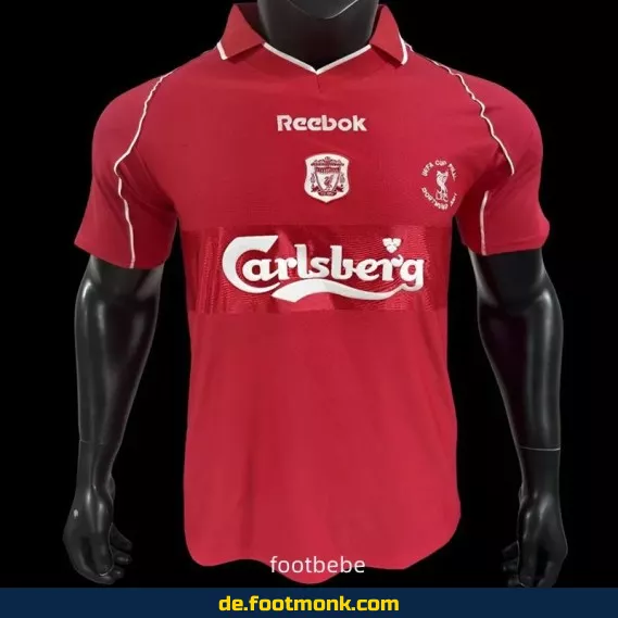 Liverpool Vintage Trikot 2000/2001 Heim – Retro Fußballtrikot Herren/Damen/Kinder – Authentisches Vereinstrikot
