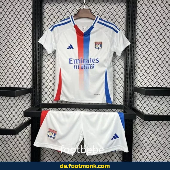 OL Lyon Kinder Heimtrikot 2024/2025 weiß – Günstige Fußballtrikots für Kinder online kaufen