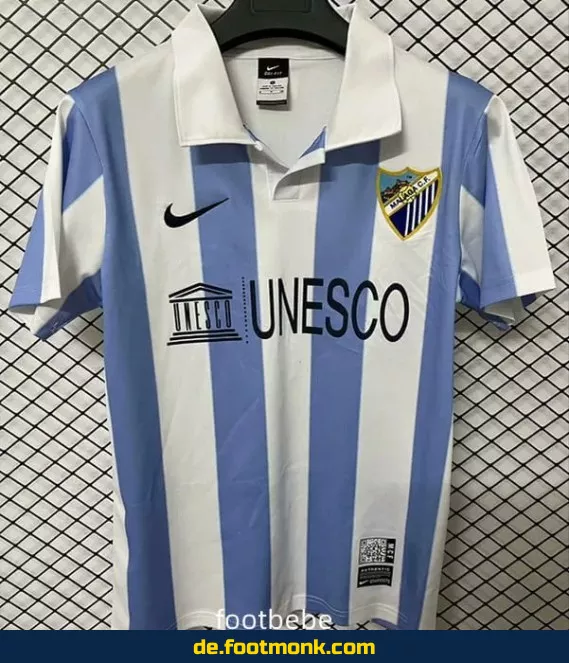 Vintage Fußballtrikot Malaga Heim 2013 – Authentisches Retro-Trikot