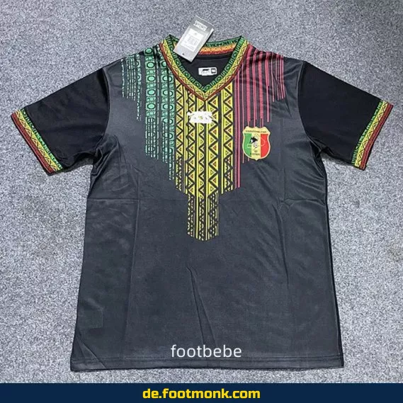 Fußballtrikot Mali 2024/2025 schwarz – Herren/Damen/Kinder – Authentisches Vereinstrikot