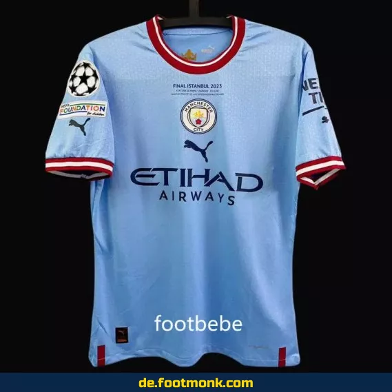 Manchester City Heimtrikot 2022/2023 Champions League Finale – Authentisches Fußballtrikot für Herren, Damen & Kinder | Günstig online kaufen | Nike Vereinstrikot mit Personalisierungsoption