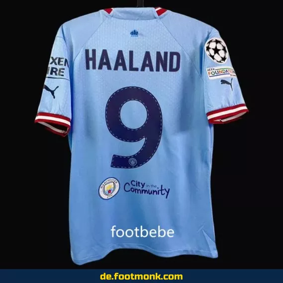 Manchester City Heimtrikot 2022/2023 Champions League Finale – Authentisches Fußballtrikot für Herren, Damen & Kinder | Günstig online kaufen | Nike Vereinstrikot mit Personalisierungsoption