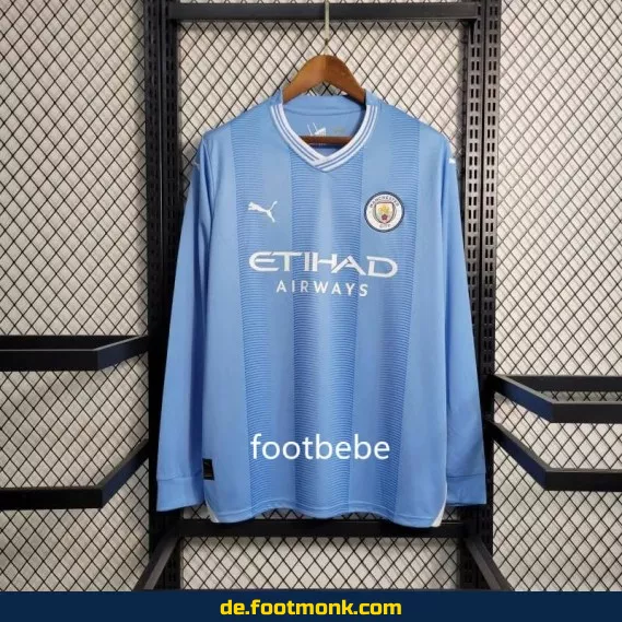 Manchester City Heimtrikot 2023/2024 langarm – Original Fußballtrikot kaufen