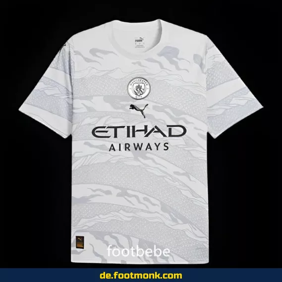Manchester City Trikot 2024/2025 – Limited Edition 'Jahr des Weißen Drachen' | Günstige Fußballtrikots | Authentische Vereinstrikots für Herren, Damen & Kinder