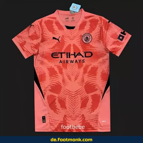 Manchester City Torwarttrikot 2024/2025 – Rosa | Authentische Fußballtrikots | Nike/Adidas | Herren, Damen & Kinder | Personalisierbar