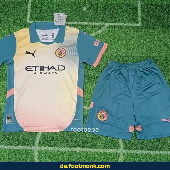 Manchester City Kinder Trikot 2024/2025 – Offiziell & Personalisierbar – Fußballtrikots für Jungen & Mädchen – Noel Gallagher Edition – Günstige Fussballtrikots Online Kaufen