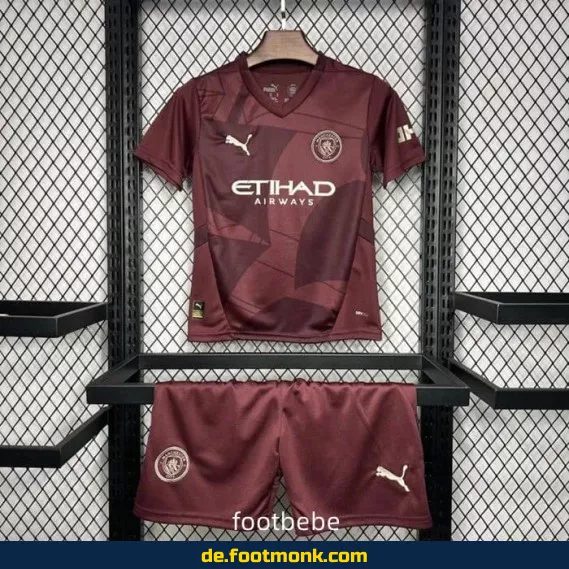 Manchester City Kinder Trikot 2024/2025 Third – Günstige Fußballtrikots Online Kaufen | Authentisches Vereinstrikot für Kinder