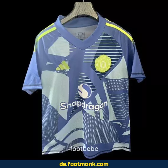 Manchester United Torwart-Trikot 2024/2025 – Blaues Torwarttrikot | Fußballtrikot Herren/Damen/Kinder | Authentisches Nike/Adidas Vereinstrikot | Günstig online kaufen