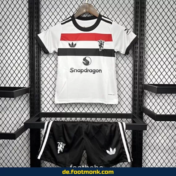 Manchester United Kinder Trikot 2024/2025 Third Weiß – Günstige Fußballtrikots Online Kaufen | Authentisches Vereinstrikot | Nike/Adidas