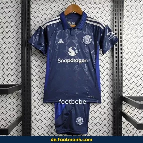 Manchester United Kinder Fußballtrikot 2024/2025 Auswärts