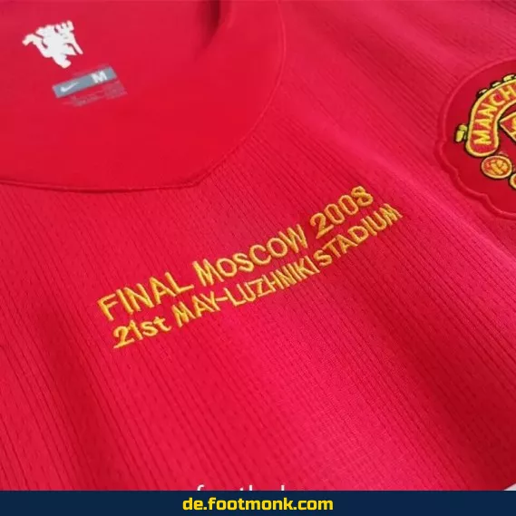 Vintage Manchester United Heimtrikot für Kinder 2007/2008 – Authentisches Retro-Fußballtrikot