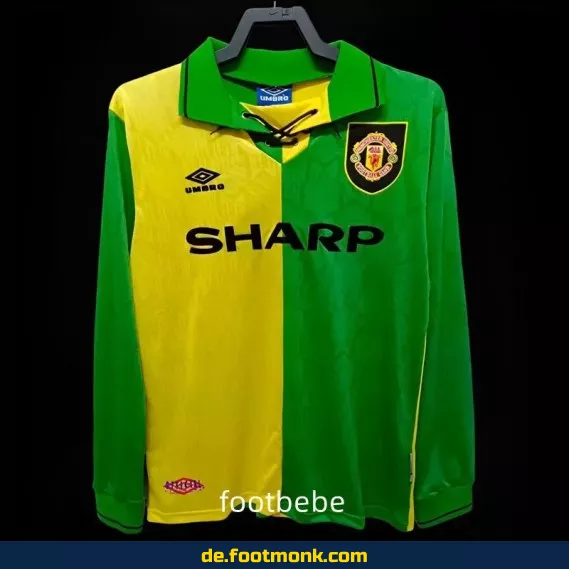 Vintage Manchester United Trikot 1992-1994 (Drittes Trikot) – Retro Fußballtrikot Herren/Damen – Authentisches Vereinstrikot von Nike