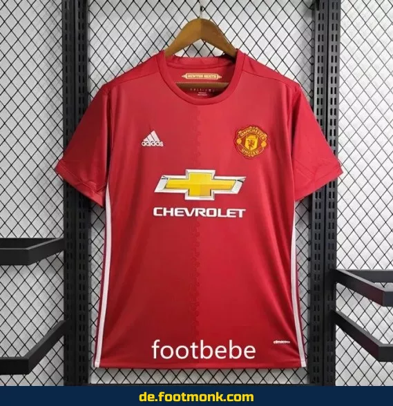 Manchester United Vintage Trikot 2016/2017 Heim – Authentisches Retro-Fußballtrikot für Herren