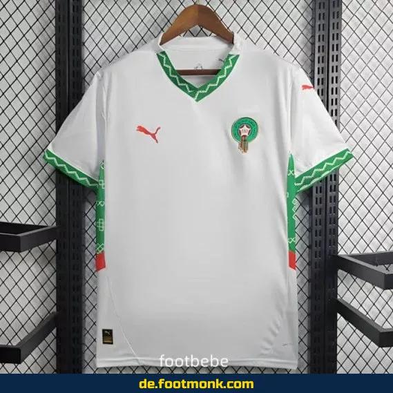 Marokko Heimtrikot 2024/2025 Weiß – Authentisches Fußballtrikot Herren/Damen/Kinder | Günstig online kaufen