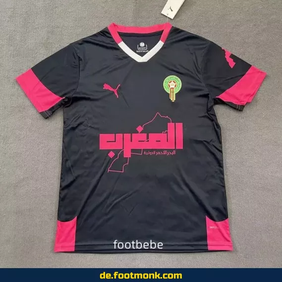 Marokko Trikot 2025/2026 Konzeptversion Schwarz – Authentisches Fußballtrikot für Herren & Damen | Günstig online kaufen