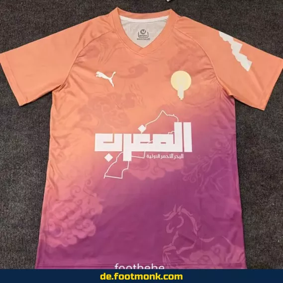 Marokko Trikot 2025/2026 Konzeptversion Rosa B – Fußballtrikot Herren/Damen/Kinder | Personalisierbar | Günstig Online Kaufen