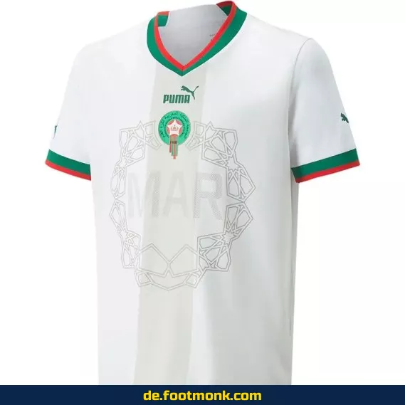 Marokko WM 2022 Auswärtstrikot – Fußballtrikot Herren/Damen/Kinder | Günstig Online Kaufen