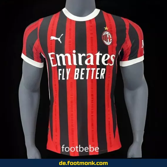 AC Milan Heimtrikot 2024/2025 – Offizielles Herren Fußballtrikot | Nike Vereinstrikot | Personalisierbar mit Name & Nummer