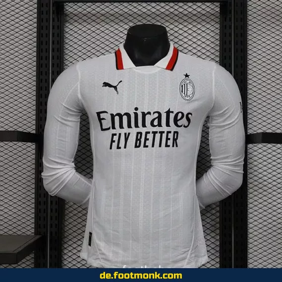 AC Milan Auswärtstrikot 2024/2025 Langarm – Authentisches Fußballtrikot Herren/Damen/Kinder | Nike Vereinstrikot | Personalisierbar | Günstig online kaufen