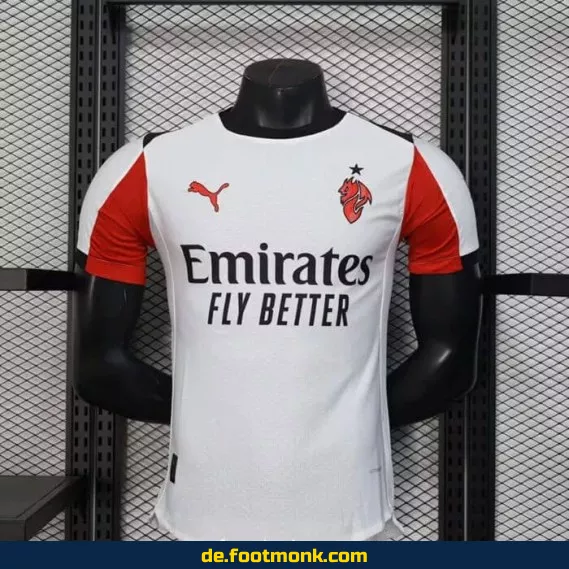 AC Milan Heimtrikot 2025/2026 Weiß – Offizielles Fußballtrikot Herren/Damen/Kinder | Günstige Vereinstrikots | Nike/Adidas | Personalisierbar
