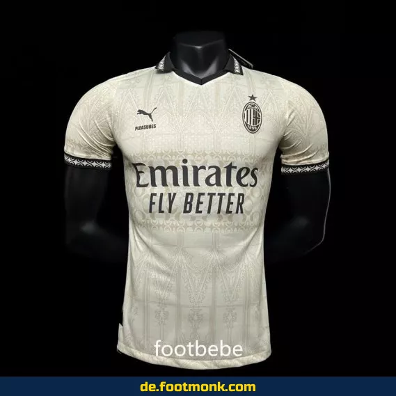 AC Milan x PLEASURES Heimtrikot 2023/2024 – Weißes Vereinstrikot | Fußballtrikot Herren/Damen | Authentisches Nike/Adidas Trikot | Personalisierbar | Günstig online kaufen