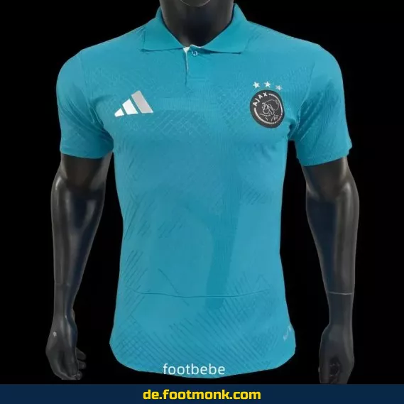 Ajax 2025 Heimtrikot Polo Blau – Offizielles Fußballtrikot für Herren | Günstige Fussballtrikots online kaufen