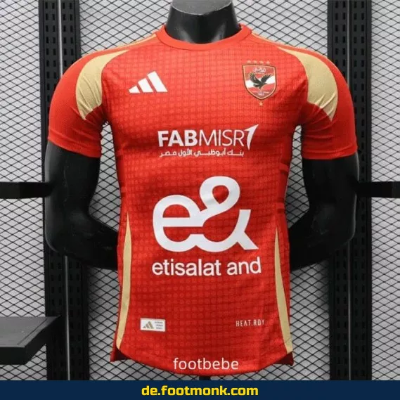 Al Ahly SC Heimtrikot 2024/2025 – Rot | Authentisches Fußballtrikot | Herren, Damen & Kinder | Fußballtrikots günstig online kaufen | Nike & Adidas Vereinstrikots