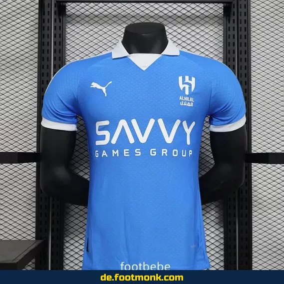 Al-Hilal Saudi 2024/2025 Heimtrikot Blau – Authentisches Fußballtrikot für Herren | Günstige Vereinstrikots | Nike/Adidas | Personalisierbar mit Nummer