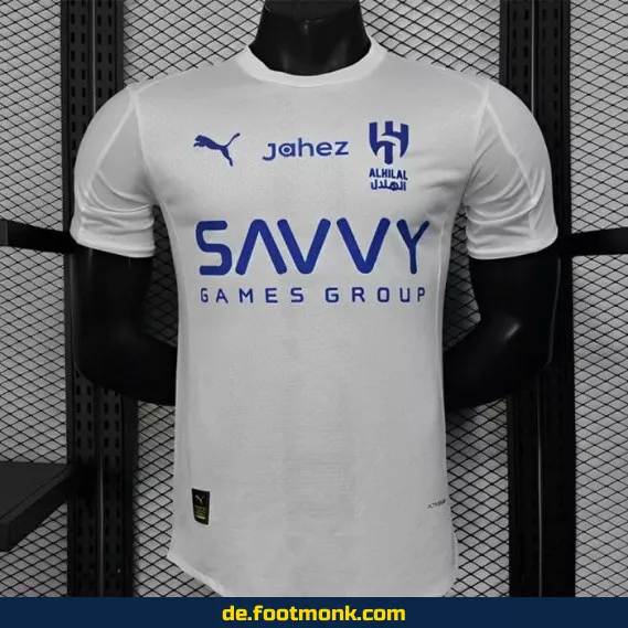 Al-Hilal Saudi Heimtrikot 2025/2026 weiß – Authentisches Fußballtrikot für Herren | Nike/Adidas | Personalisierbar | Günstig online kaufen