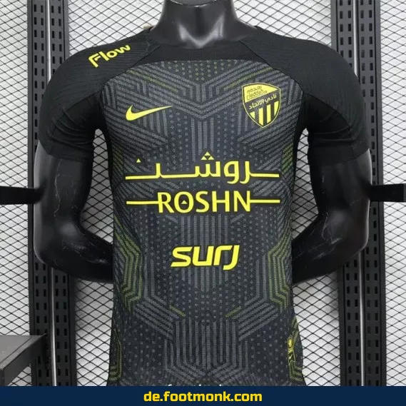 Al Ittihad Third Trikot 2024/2025 – Offizielles Herren Fußballtrikot in Schwarz – Authentisches Vereinstrikot – Jetzt günstig online kaufen