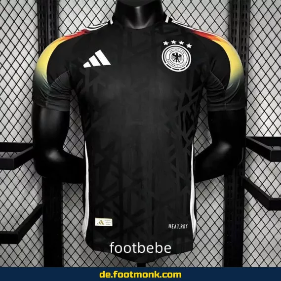 Deutschland Trainings-Trikot 2024 schwarz – Fußballtrikot Herren/Damen/Kinder – Authentisches Nike/Adidas Trikot – Jetzt günstig online kaufen
