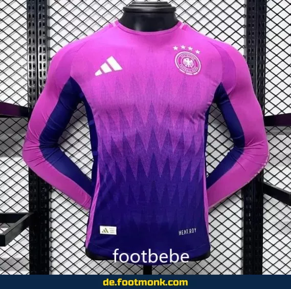 Deutschland Auswärtstrikot 2024 – Lila Langarm – Authentisches Fußballtrikot (Herren/Damen/Kinder) – Nike/Adidas – Jetzt günstig kaufen