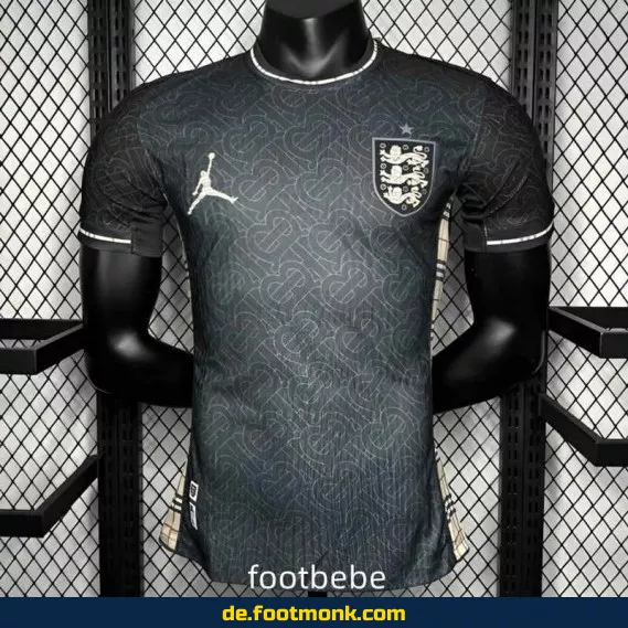 England Jordan Fußballtrikot 2024 schwarz – Authentisches Nike Matchtrikot für Herren