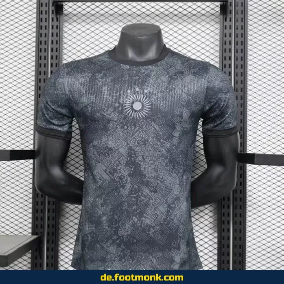 Argentinien Heimtrikot 2024/2025 'La Pulga' – Herren Fußballtrikot schwarz – Offiziell lizenziert