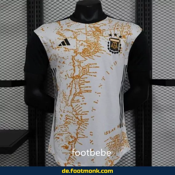 Argentinien Heimtrikot 3 Sterne 2023/2024 – Weißes Fußballtrikot Herren/Damen/Kinder – Authentisches Adidas Matchtrikot – Fussballtrikots günstig online kaufen