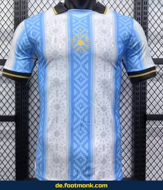 Argentinien Heimtrikot 2024/2025 – Lionel Messi 'La Pulga' – Weiß/Blau – Authentisches Fußballtrikot für Herren, Damen & Kinder – Fußballtrikots günstig online kaufen | Nike/Adidas