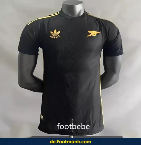 Arsenal Versace Match Trikot 2024/2025 – Herren Fußballtrikot Schwarz | Offiziell & Authentisch | Günstig Online Kaufen