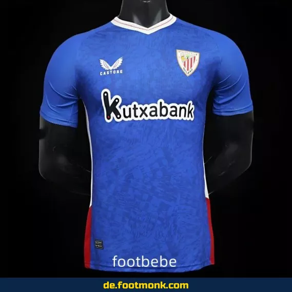 Authentisches Athletic Bilbao Auswärtstrikot 2024/2025 – Blaues Fußballtrikot für Herren, Damen & Kinder | Günstig online kaufen | Nike/Adidas Vereinstrikots | Personalisierbar mit Nummer & Name
